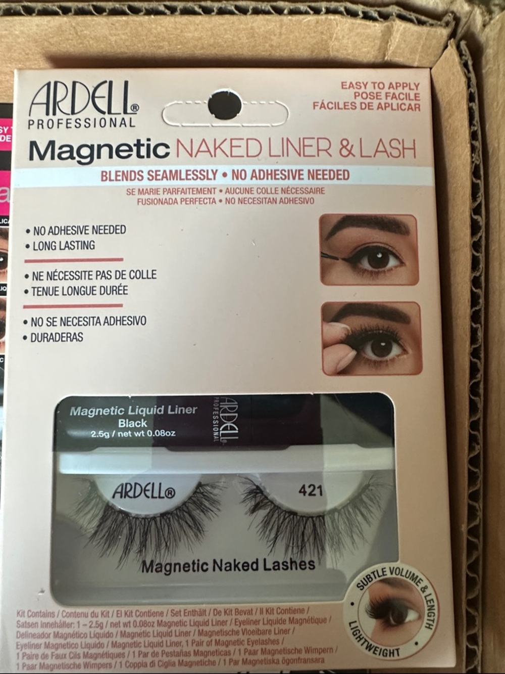 Ardell Magnetic Naked Liner & Lash - Black and Cream Packaging